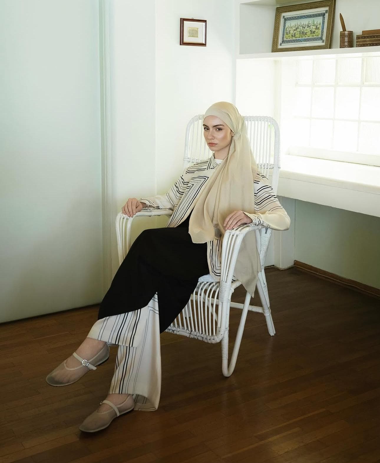 Fiore Pamuk Şal