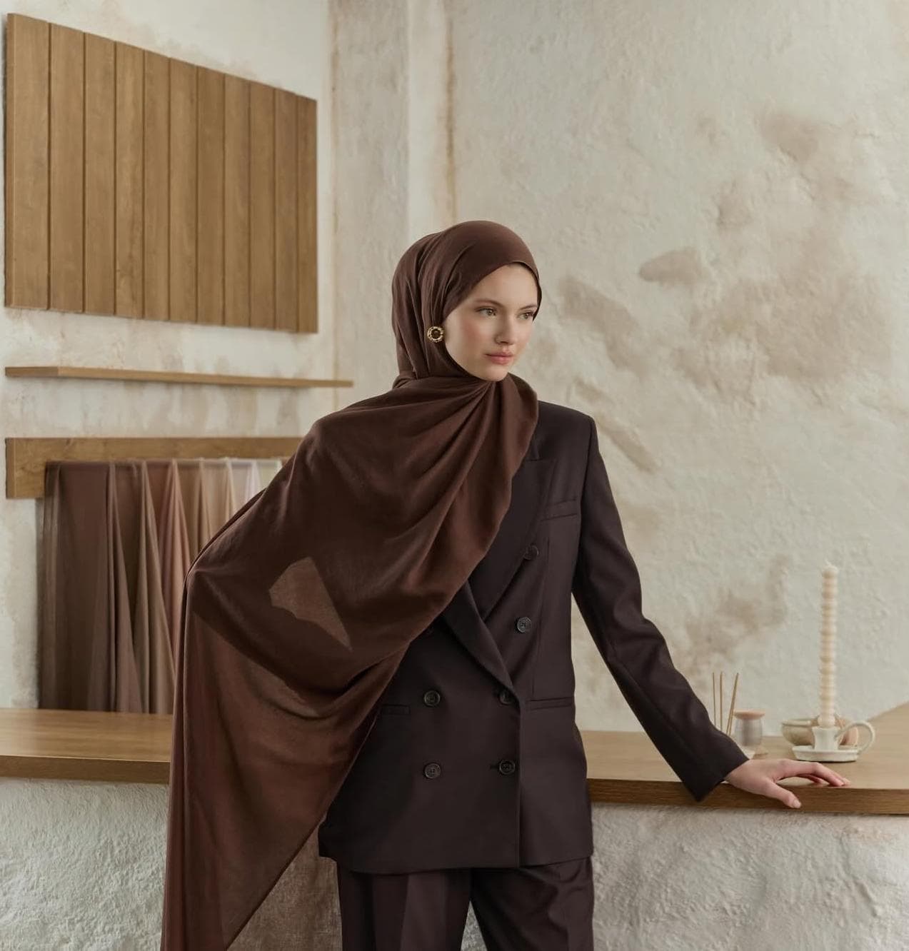 Fiore Pamuk Şal